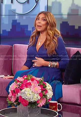 Wendy williams blue outlet dress