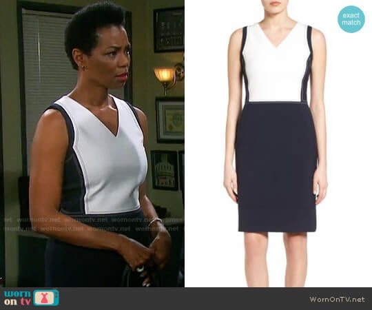 BOSS Demida Dress worn by Valerie Grant (Vanessa Williams) on Days of our Lives