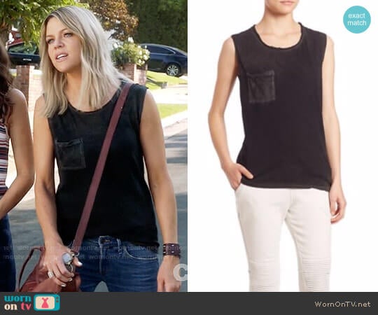 Cotton Citizen Marbella Muscle Supima Cotton Tank Top worn by Mackenzie Murphy (Kaitlin Olson) on The Mick