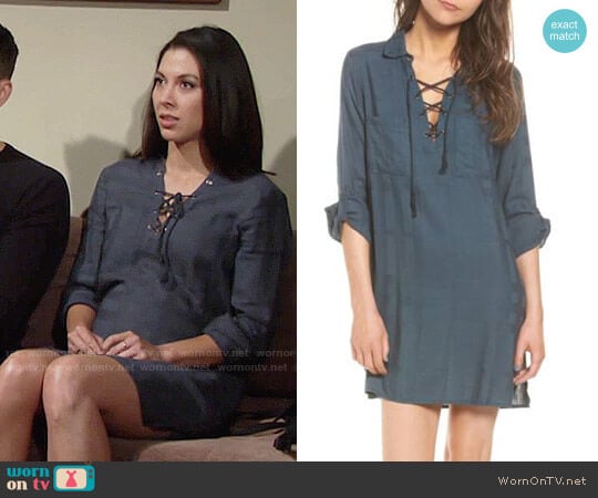 Cupcakes and Cashmere Vasha Dress worn by Juliet Helton (Laur Allen) on The Young and the Restless