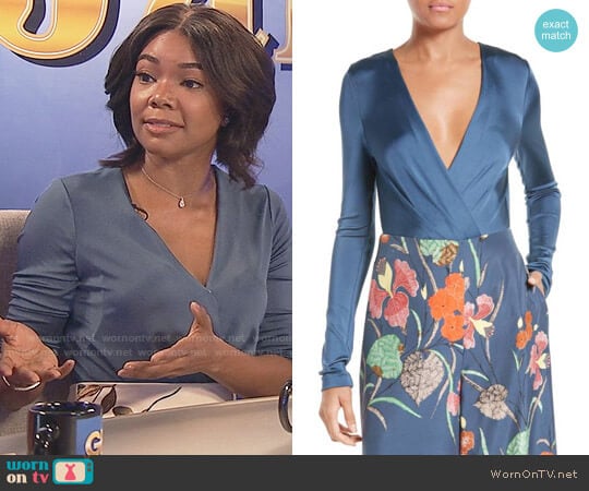 Diane von Furstenberg Lala Bodysuit worn by Mary Jane Paul (Gabrielle Union) on Being Mary Jane