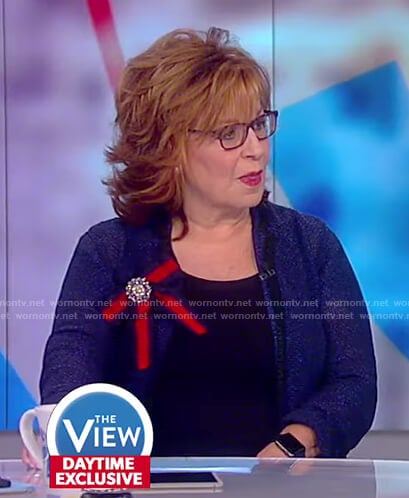 Joy’s ribbon brooch on The View