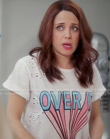 Jo's Over It tee on Girlfriends Guide to Divorce