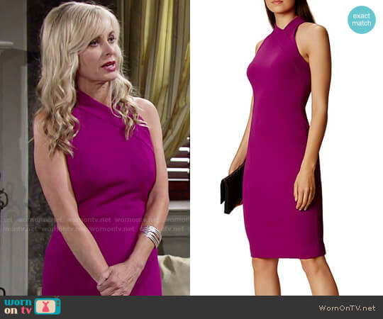 Karen Millen Cutout Pencil Dress worn by Ashley Abbott (Eileen Davidson) on The Young and the Restless