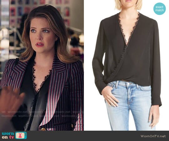 L'Agence Rosario Blouse worn by Sutton (Meghann Fahy) on The Bold Type