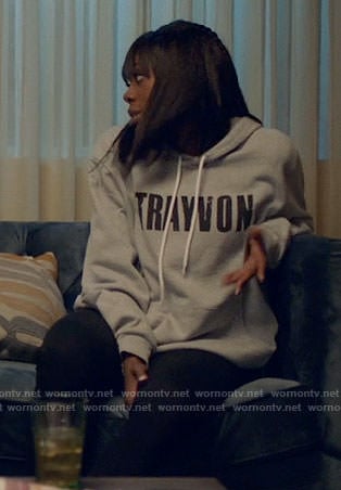 Molly’s TRAYVON hoodie on Insecure