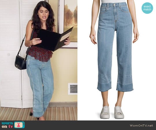 Rag & Bone Lou Crop Jeans worn by Sabrina Pemberton (Sofia Black D'Elia) on The Mick