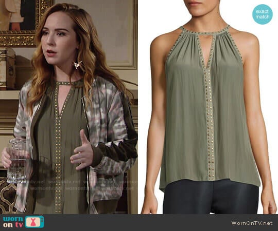 Ramy Brook Karin Top worn by Mariah Copeland (Camryn Grimes) on The Young and the Restless