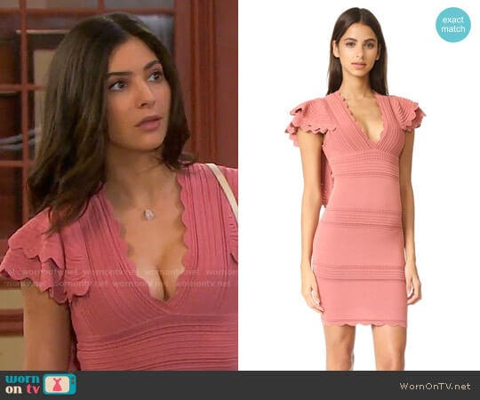 Ronny Kobo Rafela Dress worn by Gabi Hernandez (Camila Banus) on Days of our Lives