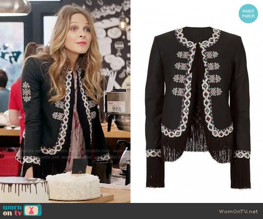 WornOnTV: Phoebe's leather jacket and fringed bag on Girlfriends Guide to  Divorce, Beau Garrett