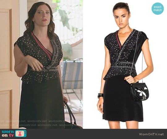 'Cascade' Neckband Dress by 3.1 Phillip Lim worn by Rebecca Bunch (Rachel Bloom) on Crazy Ex-Girlfriend