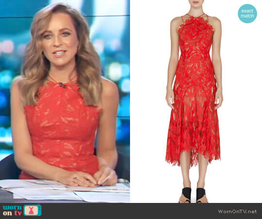 Addison Dress by Acler worn by Carrie Bickmore on The Project