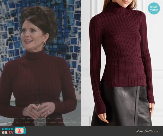 Corina Sweater by Acne Studios worn by Karen Walker (Megan Mullally) on Will and Grace