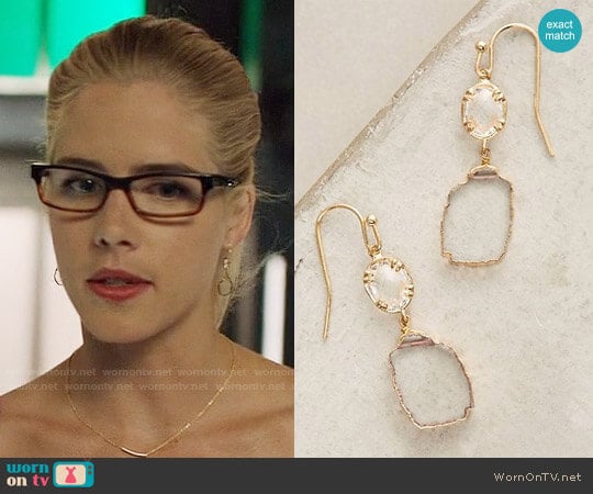 Anthropologie  Reflection Drops worn by Felicity Smoak (Emily Bett Rickards) on Arrow