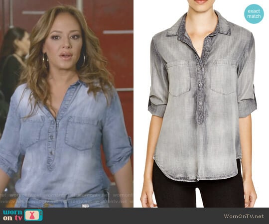 Pullover Top by Bella Dahl worn by Vanessa Cellucci (Leah Remini) on Kevin Can Wait