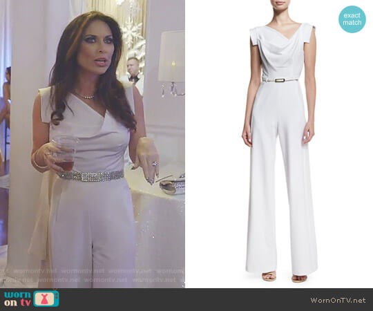 'Jackie' Jumpsuit by Black Halo worn by LeeAnne Locken on The Real Housewives of Dallas