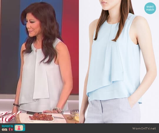 'Elmo' silk top by Max Mara worn by Julie Chen on The Talk