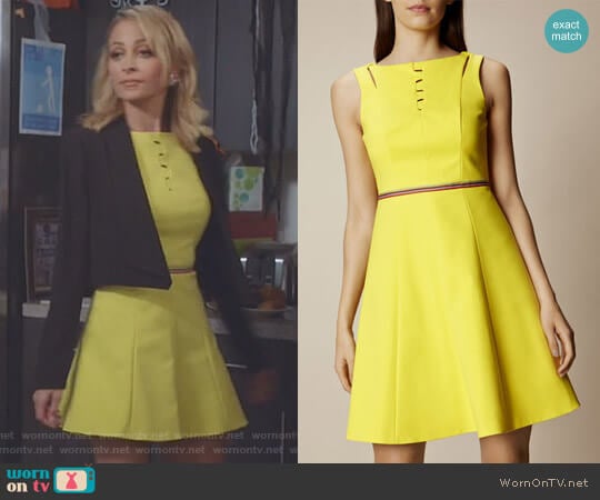 Lace Up Cotton Dress by Karen Millen worn by Portia Scott-Griffith (Nicole Richie) on Great News