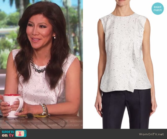 Anversa Constellation-Print Silk Tank Top by Max Mara worn by Julie Chen on The Talk