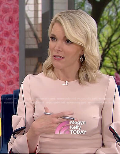 Megyn's pink bow sleeve top on Megyn Kelly Today