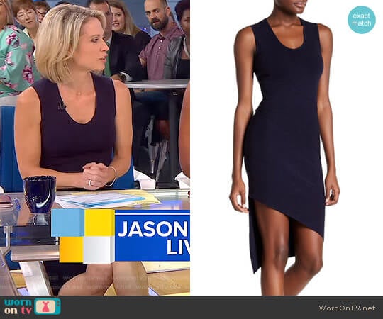 Diagonal Seam Dress by Opening Ceremony worn by Amy Robach on Good Morning America