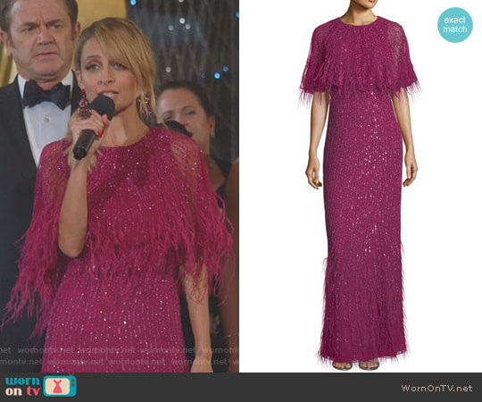 'Lorena' Evening Gown by Parker Black worn by Portia Scott-Griffith (Nicole Richie) on Great News