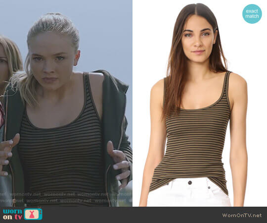 Striped Top by Vince worn by Lauren Strucker (Natalie Alyn Lind) on The Gifted