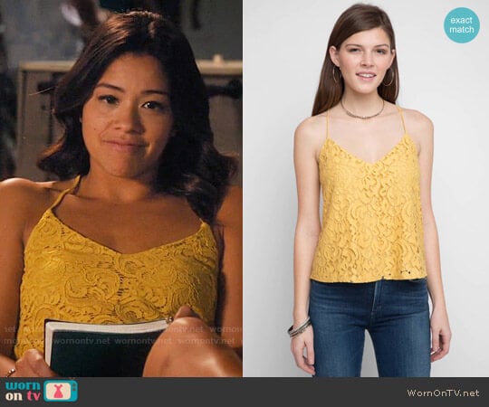 Abbeline Lace Swing Cami worn by Jane Villanueva (Gina Rodriguez) on Jane the Virgin