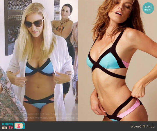 Mazzy Bikini by Agent Provocateur worn by Stephanie Hollman on The Real Housewives of Dallas