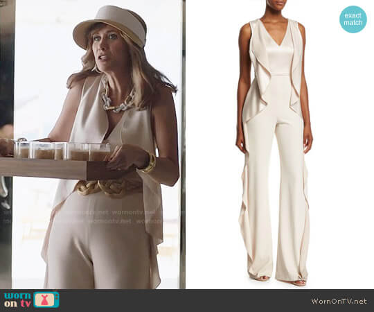 Alice + Olivia Sarandon Jumpsuit worn by Pamela Brinton (Kristen Wiig) on Last Man On Earth