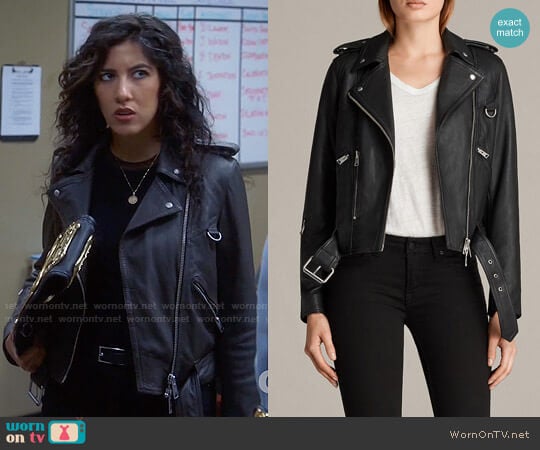 WornOnTV: Rosa’s leather jacket with d-ring detail on Brooklyn Nine ...