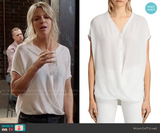 All Saints Twist Top worn by Mackenzie Murphy (Kaitlin Olson) on The Mick