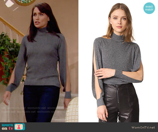 Bailey 44 Aristocratic Sweater worn by Quinn Fuller (Rena Sofer) on The Bold and the Beautiful