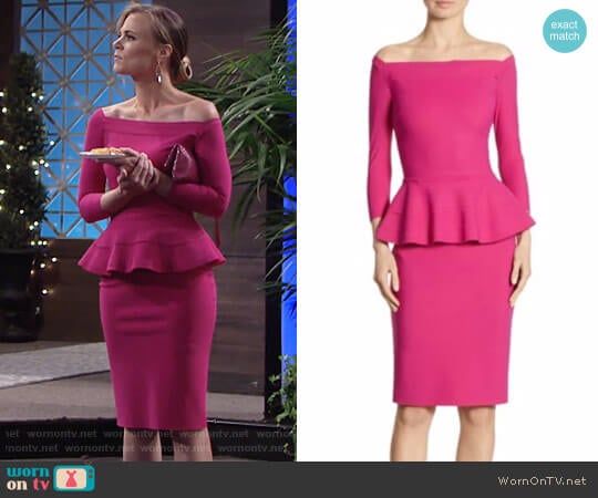 La Petite Robe di Chiara Boni Sina Dress worn by Phyllis Newman (Gina Tognoni) on The Young and the Restless