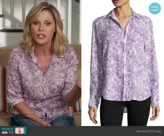 Frank & Eileen Floral Print Shirt worn by Claire Dunphy (Julie Bowen) on Modern Family