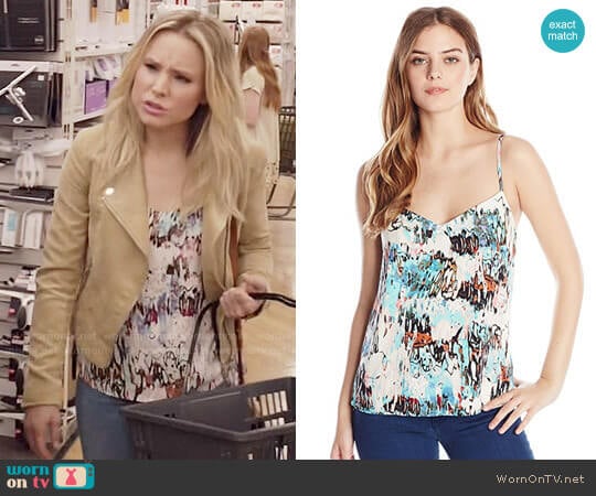 French Connection Isla Ripple Top worn by Eleanor Shellstrop (Kristen Bell) on The Good Place