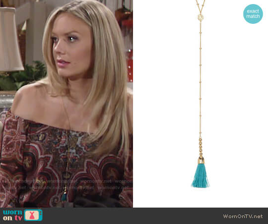 Gorjana Baja Necklace worn by Abby Newman (Melissa Ordway) on The Young and the Restless