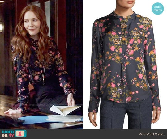 Isabel Marant Rusak Blouse worn by Abby Whelan (Darby Stanchfield) on Scandal