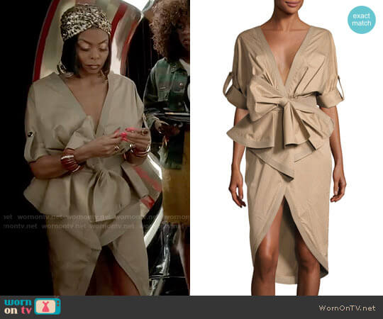 Johanna Ortiz Patagonia Poplin Trench Dress worn by Cookie Lyon (Taraji P. Henson) on Empire