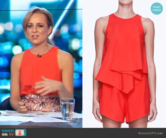 Nautilus Top by Life with Bird worn by Carrie Bickmore on The Project