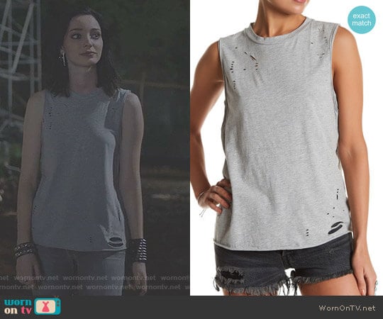 Ripped Tank by Lush worn by Lorna Dane (Emma Dumont) on The Gifted