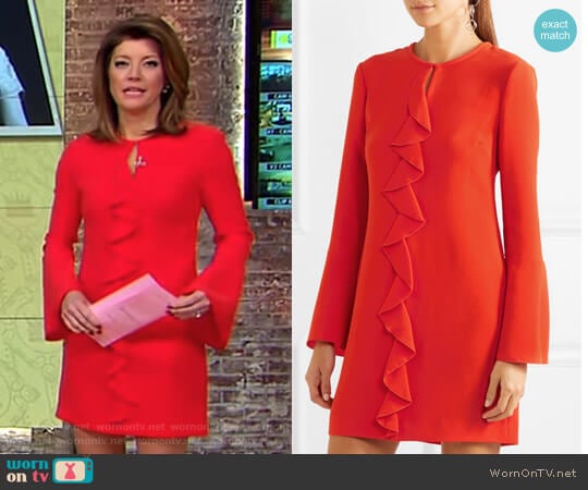 'Monner' Mini Dress by Rachel Zoe worn by Norah O'Donnell on CBS Mornings