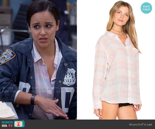 Rails Charli Shirt in Verona Plaid worn by Amy Santiago (Melissa Fumero) on Brooklyn Nine-Nine