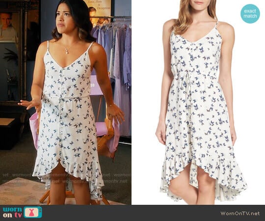 Rails Frida Butterfly Print Dress worn by Jane Villanueva (Gina Rodriguez) on Jane the Virgin