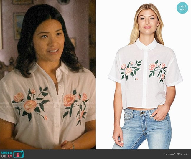 Rails Gretta Shirt worn by Jane Villanueva (Gina Rodriguez) on Jane the Virgin