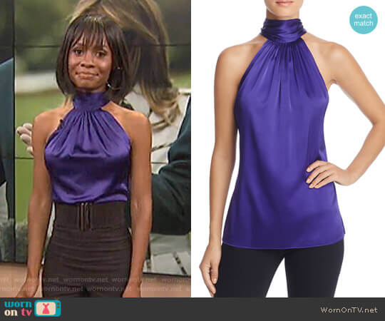 'Paige' Top by Ramy Brook worn by Zuri Hall on E! News