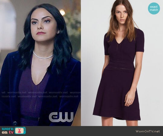 Sandro Betsy Dress worn by Veronica Lodge (Camila Mendes) on Riverdale