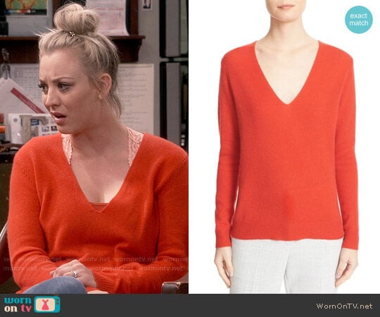 Theory Adrianna Sweater worn by Penny Hofstadter (Kaley Cuoco) on The Big Bang Theory