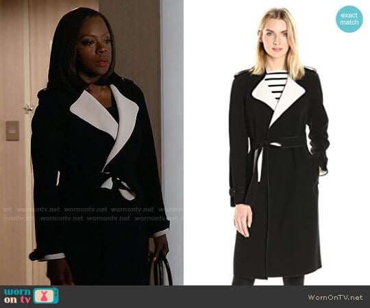 Theory Laurelwood Coat worn by Annalise Keating (Viola Davis) on How to Get Away with Murder