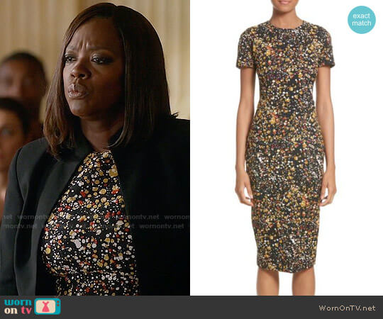 WornOnTV: Annalise’s paint splatter print dress on How to Get Away with ...